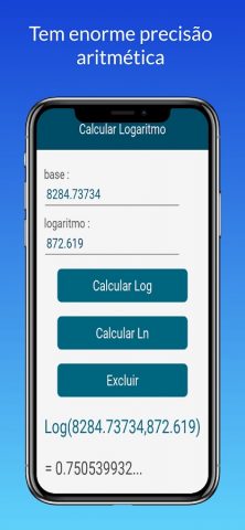 Калькулятор логарифма для Android — скриншот 3