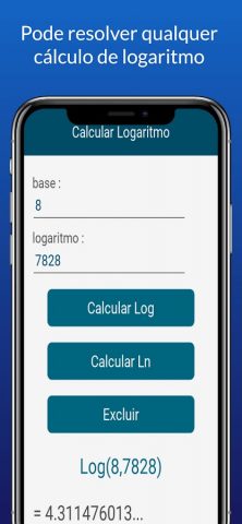 Калькулятор логарифма для Android — скриншот 4