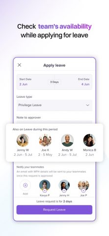 Keka HR для iOS — скриншот 4