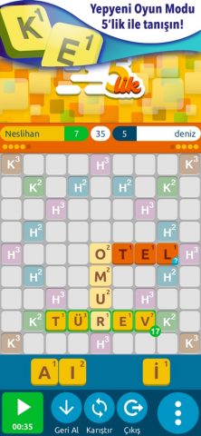 Kelimelik для iOS — скриншот 1