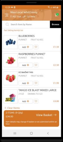 KeshGO — Home delivery service для Android — скриншот 2