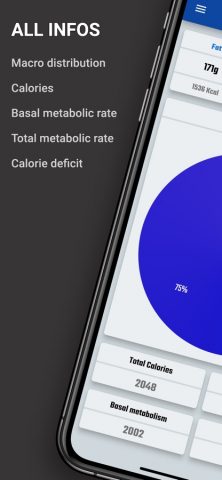 Keto Calculator для iOS — скриншот 1