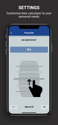Keto Calculator для iOS — скриншот 4