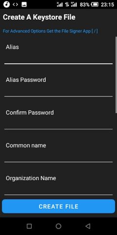 KeyStore Explorer для Android — скриншот 1