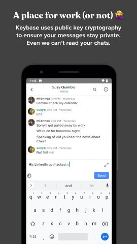 Keybase для Android — скриншот 2