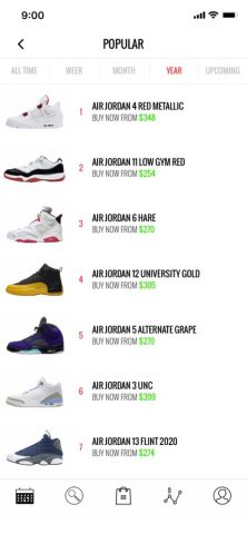KicksOnFire: Release Dates для iOS — скриншот 4