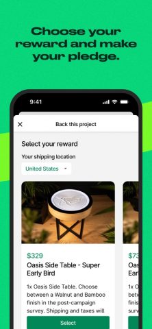 Kickstarter: Projects You Love для iOS — скриншот 3
