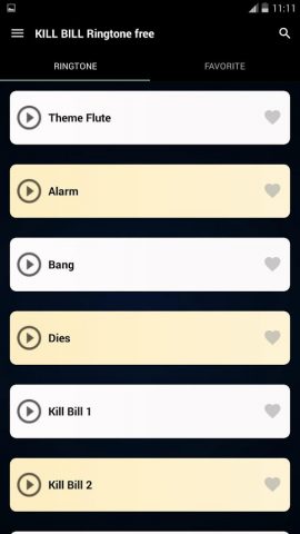 Kill Bill ringtone для Android — скриншот 2