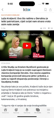 Klix.ba для iOS — скриншот 2