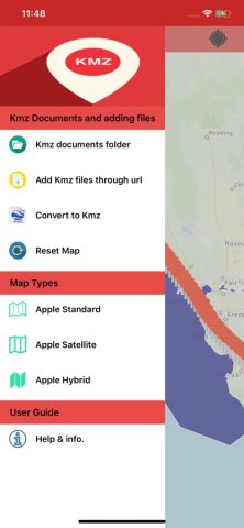 Kmz Viewer-Kmz Converter app для iOS — скриншот 1