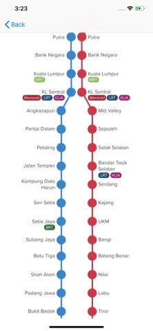 Komuter — KTMB Timetable для iOS — скриншот 4