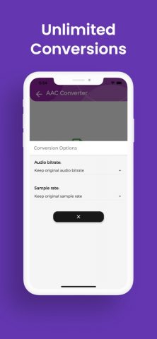 Конвертер AAC в MP3 для iOS — скриншот 5