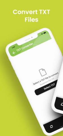 Конвертер TXT для iOS — скриншот 1
