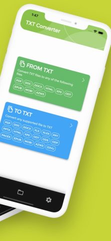 Конвертер TXT для iOS — скриншот 2