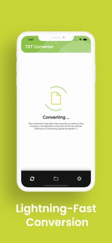 Конвертер TXT для iOS — скриншот 4