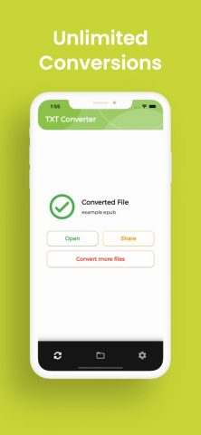 Конвертер TXT для iOS — скриншот 5