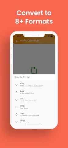 Конвертер WMA, WMA в MP3 для iOS — скриншот 3