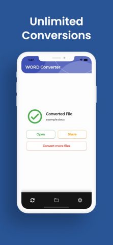 Конвертер WORD, DOCX в PDF для iOS — скриншот 5