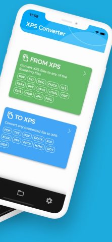 Конвертер XPS для iOS — скриншот 2