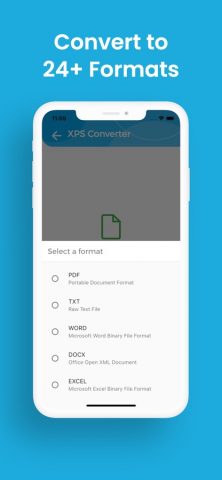 Конвертер XPS для iOS — скриншот 3