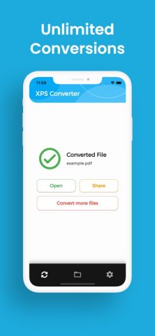 Конвертер XPS для iOS — скриншот 5