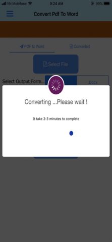 Конвертировать PDF в Word для iOS — скриншот 3