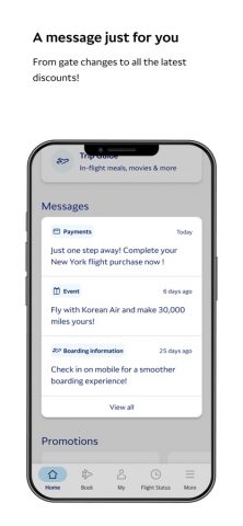 Korean Air My для iOS — скриншот 3
