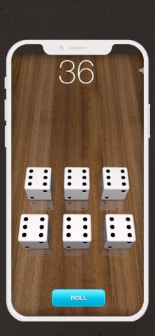 Кости 3D для iOS — скриншот 2