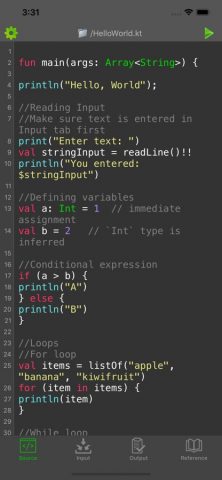 Kotlin Programming Compiler — скриншот 1