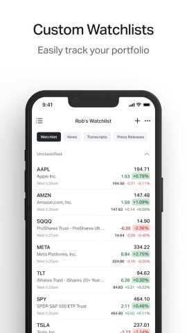 Koyfin: Stock Market Analysis для Android — скриншот 2
