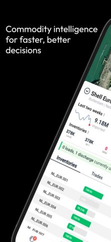 Kpler: Commodities Market Data для iOS — скриншот 1