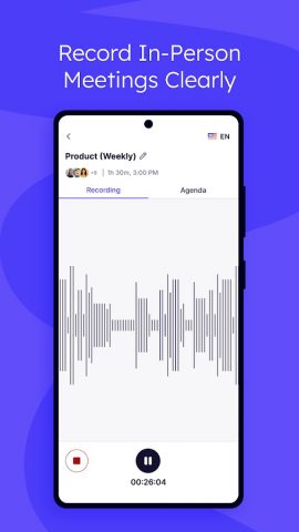 Krisp AI Meeting Note Taker для Android — скриншот 3