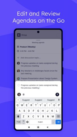 Krisp AI Meeting Note Taker для Android — скриншот 4