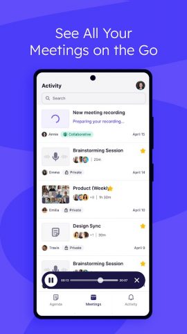 Krisp AI Meeting Note Taker для Android — скриншот 5