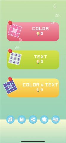 Kuku Kube — Color Test для iOS — скриншот 4