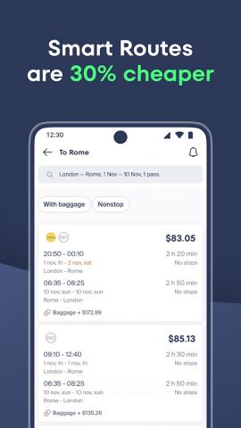 Kupi.com — cheap flights для Android — скриншот 2