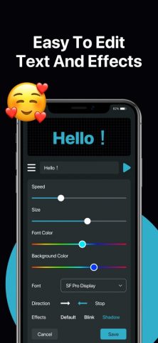 LED Banner — Marquee Display для iOS — скриншот 3