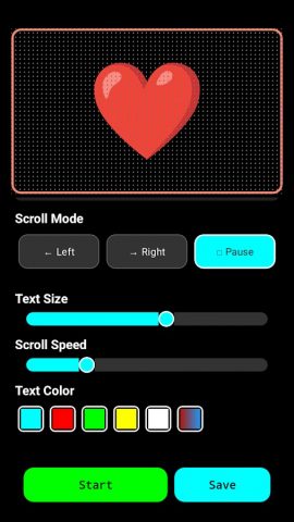LED Banner — Scrolling Text для Android — скриншот 2