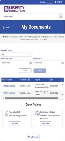 LIBERTY Dental для iOS — скриншот 3