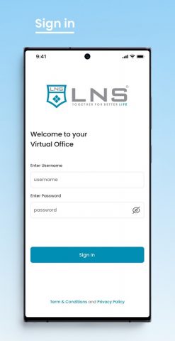 LNS International для Android — скриншот 1