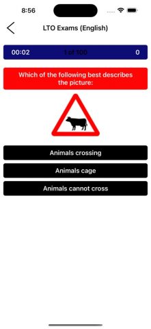 LTO Driver’s License Exam Test для iOS — скриншот 5