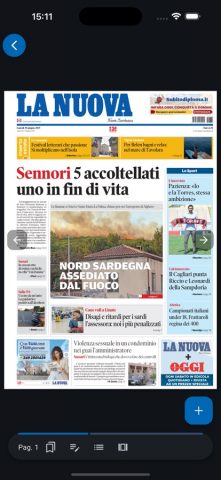 La Nuova Sardegna Digital для iOS — скриншот 3