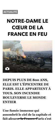 L’ancienne app Paris Match для iOS — скриншот 4