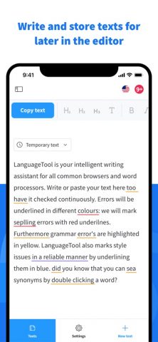 LanguageTool — Grammar Checker для iOS — скриншот 4