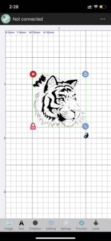 Laser engraving для iOS — скриншот 1