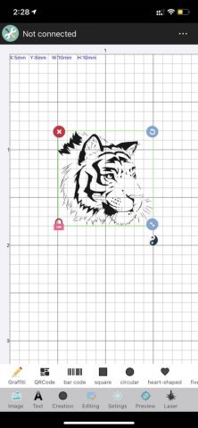 Laser engraving для iOS — скриншот 2