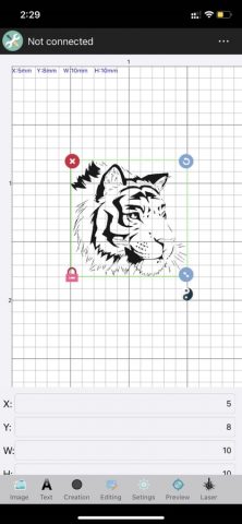 Laser engraving для iOS — скриншот 3