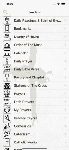 Laudate — #1 Catholic App для iOS — скриншот 1