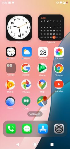 Launcher AOS 17 для Android — скриншот 1