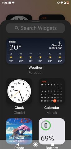 Launcher AOS 17 для Android — скриншот 2